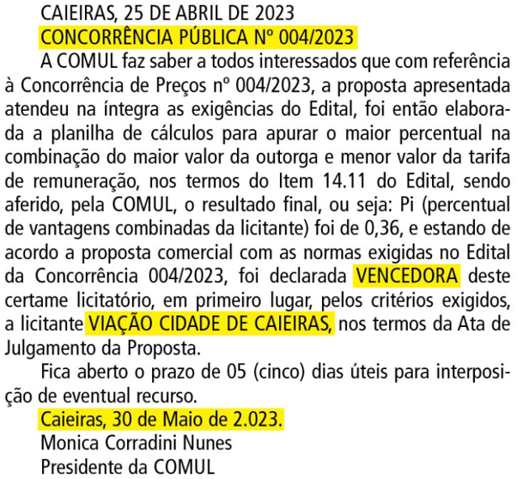 Caieiras Livre